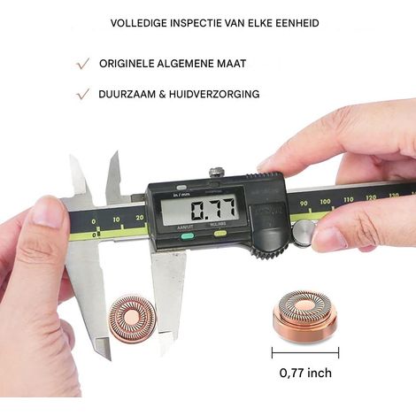 Têtes de rechange pour épilateur visage - Compatibles avec le Finish Touch Gen 2 - Épilation indolore - Lot de 4 (1/5)