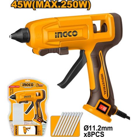 PISTOLA TERMOCOLLANTE 45W INGCO