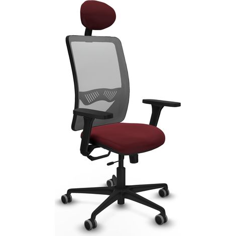 Chaise de bureau piqueras y crespo Zulema noir soutien 120kg (1/2)