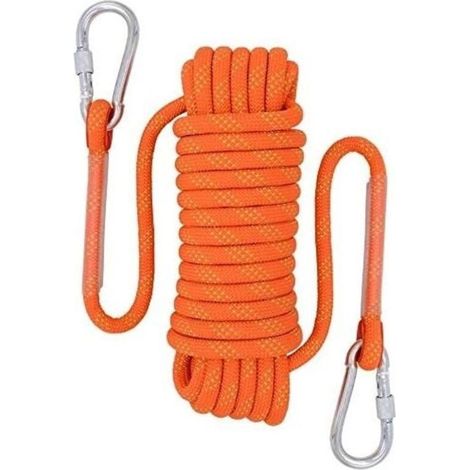 Corde De Sécurité - Nylon Tressé 10 Mm - Pour Escalade Randonnée Sauvetage Camping - 10 M (1/5)