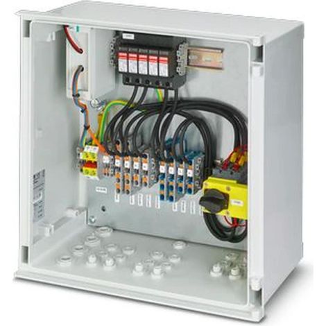 Caja de conexión generador Phoenix Contact sol-sc-2st-0-dc-2mppt-1300fs MPPT doble interruptor fuego