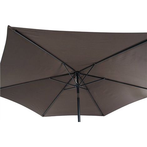 Parasol Base élégante et résistante pour jardin - Argenté satiné (1/3)