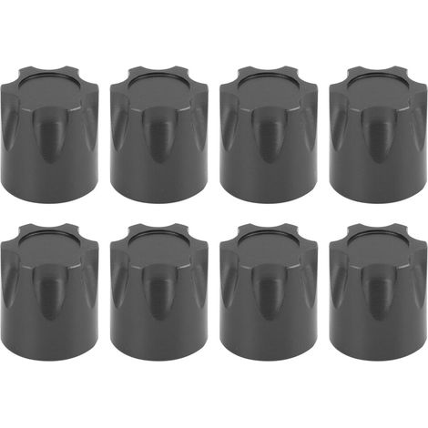 Adattatore per coprimozzo ruota telecomando in lega di alluminio da 8 pollici, dado M4 1/10, nero