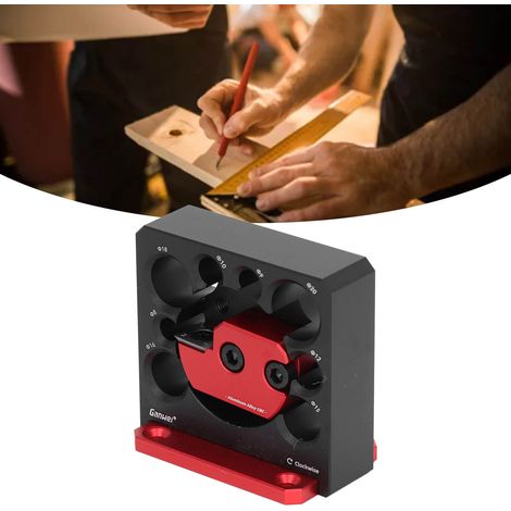 Elektrische Bohrmaschine, Rundstab, Hilfswerkzeug, Vierkantstab, Rundstab aus Massivholz, verstellbarer Runddübel aus Massivholz (1/5)