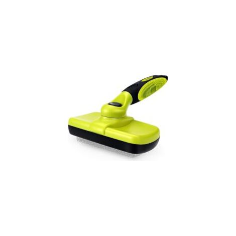 Spazzola autopulente Pecute per cani e gatti, rimuove efficacemente fino al 95% del pelo morto e del sottopelo, design ergonomico, rimozione del pelo con un clic (spazzola autopulente) - Crezuo