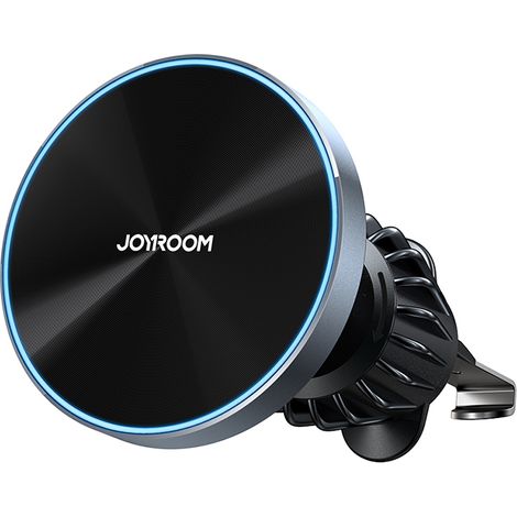 Soporte magnético para coche Joyroom JR-ZS240 Pro con cargador inalámbrico de 15 W (negro) (1/5)