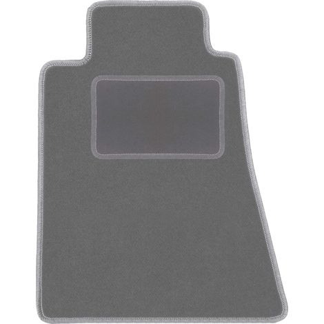 Alfombrilla de terciopelo para el conductor para: Mercedes SL R107 coupé sin catalizador (1971-1989) grafito