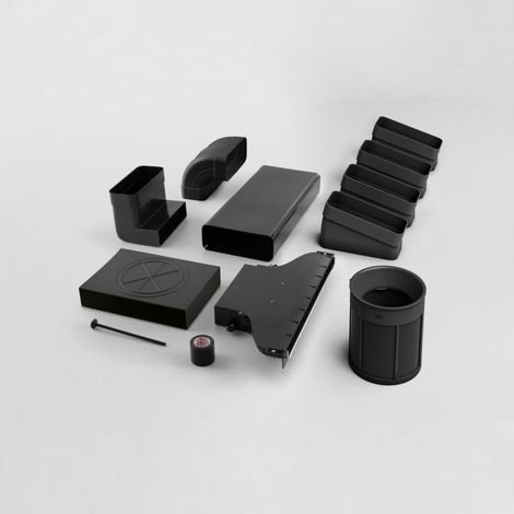 Elica KIT0199836. Tipo: Kit estrattore per cappa aspirante, Colore del prodotto: Nero. Compatibilità marca: Elica, Compatibilità: NikolaTesla Evo. Quantità per pacco: 1 pz (1/2)