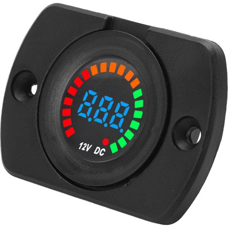Voltmètre Voiture LED Affichage Numérique Tension 12V DC Étanche Universel Camion Bus Bateau Yacht (1/5)