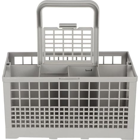 Panier pour Lave-Vaisselle, ABS Panier Universel pour Lave-Vaisselle, Boîte De Rangement De Remplacement De Couverts pour Lave-Vaisselle Polyvalent avec Poignée Universelle (240 X 135 X 123 Mm) (1/4)