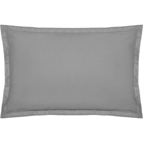 Taie d'Oreiller "Percale" 50x70cm Gris (1/2)
