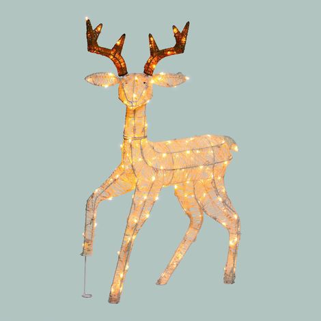 Renna 3D H85cm 160 LED Serie LHC Luci di Natale (1/5)