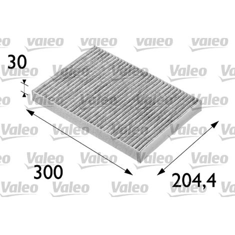 Filtre, air de l'habitacle Valeo 698683 AUDI 4B0819439B 4B0819439C 8E0819439C