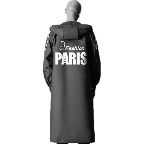 Imperméable Coupe-Vent EVA Imprimé Paris XXL Col Montant Poignets Réglables Respirant et Isolant Thermique (1/5)
