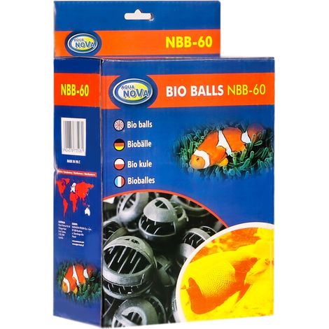 Biobälle, biologische Einsätze für Aquarienfilter, 60er-Set (1/5)