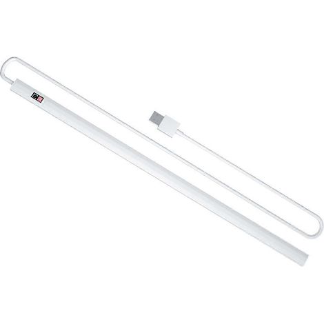 Bande lumineuse LED à induction pour armoire, penderie ou placard, avec capteur intelligent USB et barre lumineuse intégrée. (1/5)