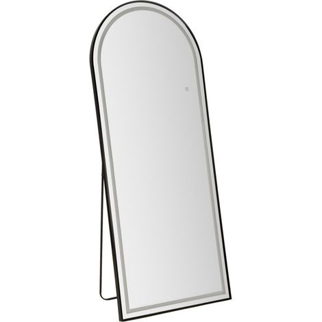 Specchio da parete in plastica argento, 70x170 cm – muro Ad Arco (1/5)