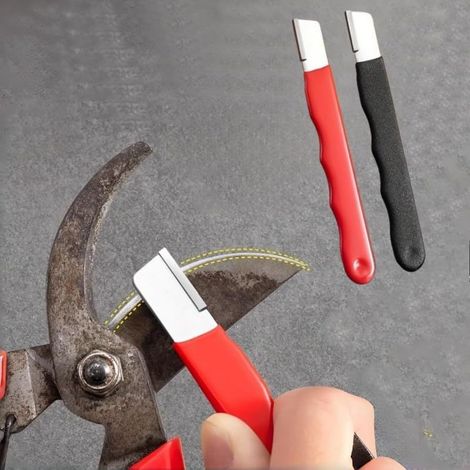 Gartengeräte-Schärfer, 2er-Pack, Messerklingen für Heckenschere, Schere, Mini-Schärfer für Gartenschere - Farbbezeichnung: 2er-Pack (1/5)