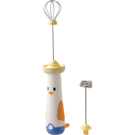 Mini frusta elettrica Montalatte portatile senza fili ricaricabile Sbattitore manuale per uova Per frappè, panna, burro, torte, caffè espresso, ecc (1/5)