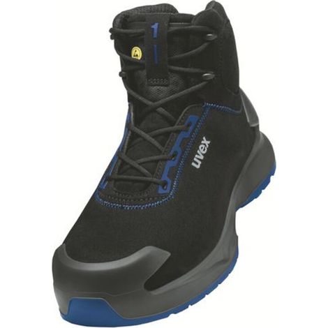 uvex Stiefel 1 x-craft S2 schwarz blau Weite 10 Gr. 52 (1/5)