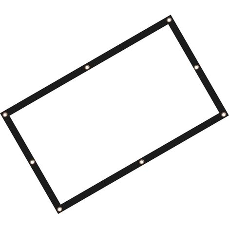 Écran de Projection Portable Pliable et Léger en Polyester 84 Pouces 16:9 pour Cinéma en Plein Air et Camping (1/5)