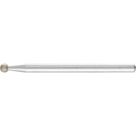 PFERD Schleifstift Ø 3 mm Schaft-Ø 3 mm Diamant D 126 Kugelform - 36203010 (1/5)