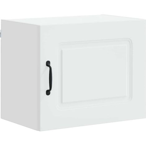 Armadio da cucina rettangolare moderno con ampio spazio di archiviazione 50 x 31 x 40 cm in legno bianco 020053573