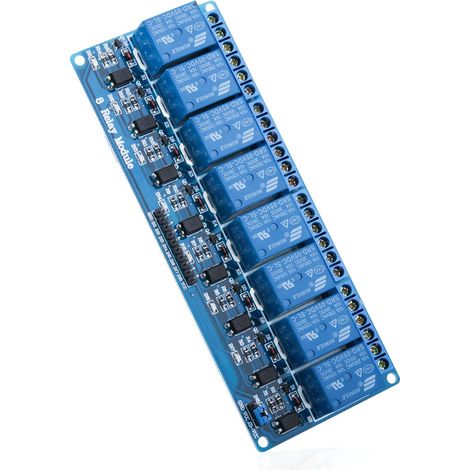 5V DC 8-Kanal-Relaismodul mit Optokoppler für Mega 1280 DSP Arm PIC AVR STM32 Raspberry Pi
