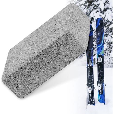 Pierre Gommeuse Snowboard, Pierre Abrasive Caoutchouc Gommeux Pierres Réglage Ski Pierre Ski Snowboard Gomme Abrasive Edge Grinding Pierre Bloc Meulage Bord pour Enlever Les Bavures (1/5)