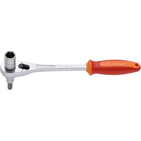 Chiave a cricchetto unior ratchet wrench acciaio carbonio 75 denti