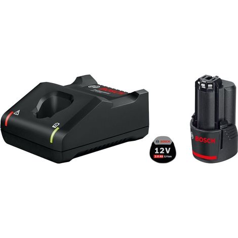 Bosch Starter-Set GBA 12 V / 1x 2,0 Ah + caricabatterie GAL 12V-40