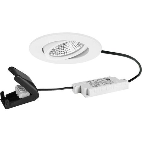 [GEBRAUCHT] B-Ware BRUMBERG LED Spot Einbaustrahler BB23 Anschlussbox IP65 RC dim strukturweiß (1/2)