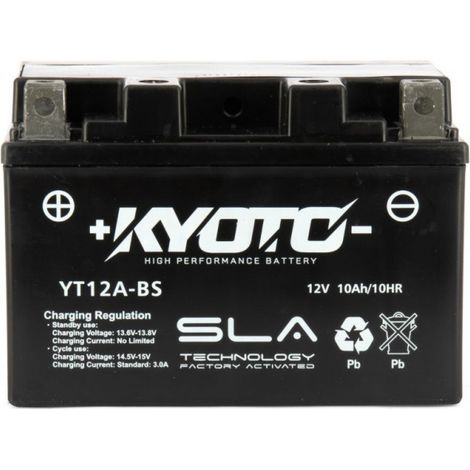 Batterie KYOTO GT12A-BS SLA-AGM - Sans Entretien - Prête à l'Emploi (1/2)