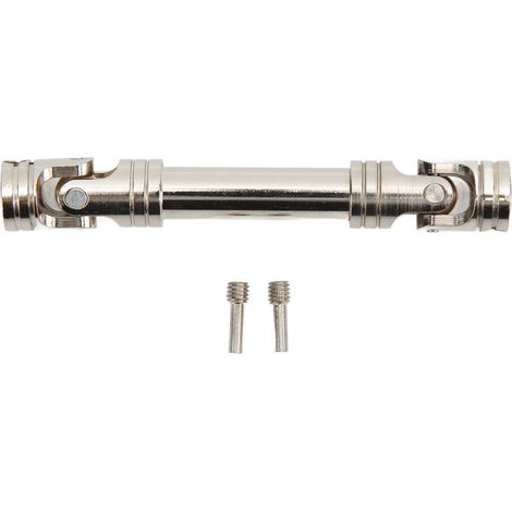 Arbre de transmission universel 1/10 en acier argenté, structure à nœuds croisés, protection antirouille pour Traxxas 85mm/3,35 pouces (1/5)