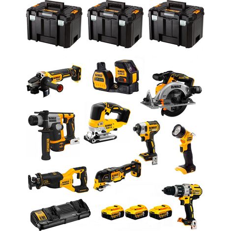 DeWALT - set di 18 pezzi di utensili AKU, batterie e caricabatterie DCK1012P4T (1/5)