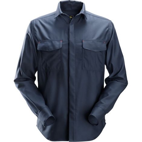 CAMICIA A MANICA LUNGA PROTECWORK TG.XL BLU NAVY