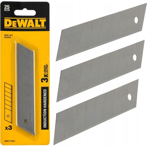 DEWALT 25 mm Snap Blades 3 Pack
