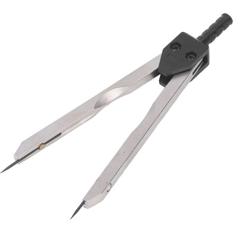 Compas de mesure EKG en acier inoxydable, règle 0-6 cm, diviseur de traçage pour infirmiers, outil de précision noir (1/5)