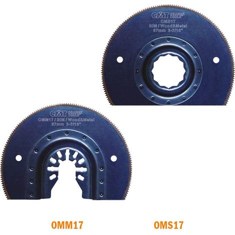 OMM17-X1 87MM RIFF-SEGMENTSÄGEBLATT FÜR HOLZ UND METALL