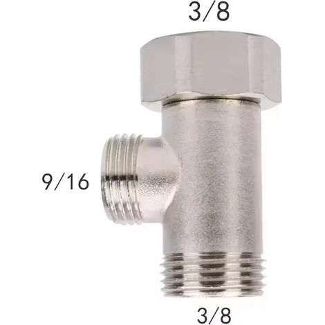 (T-1516) Robinet inverseur de toilette, vanne à trois voies, accessoires de salle de bain (1/2)