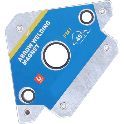 Support de Soudure Magnétique 45° 90° 135° Positionneur d'Angle Flèche Aimant Ferrite Fort Fixation FM1-S (1/5)