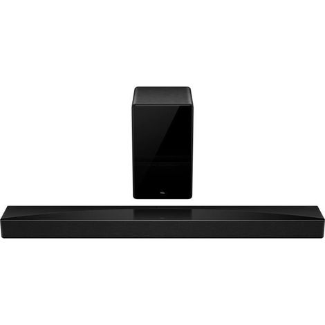 Barre de son Tcl Q75HE 5.1.2 ch Dolby Atmos avec caisson de basses sans fil