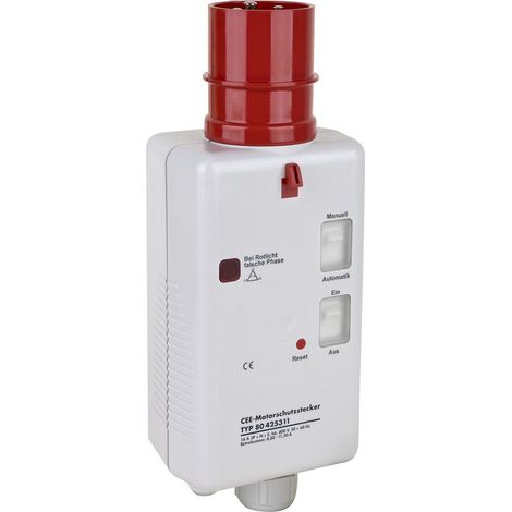 Wilo Motorschutzstecker 10.0-16.0 A Ein/Aus Phasenwender (1/2)