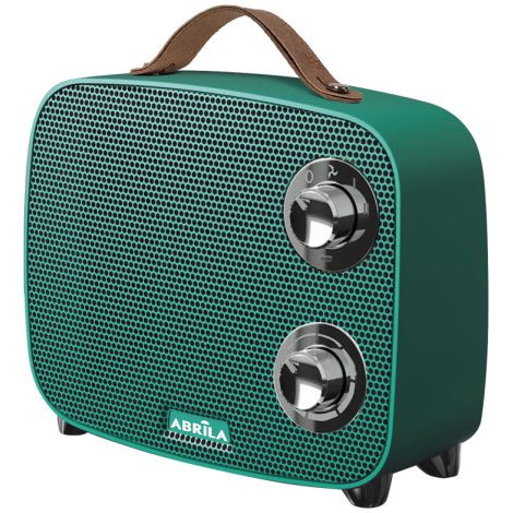 Termoventilador Ceramico Ptc Corcega 1500w Verde/cromo 2potencias 3funciones Corte Termico seg.antivuelco 21x23x13,6 Cm