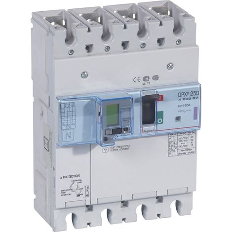 Interruttore automatico elettronico differenziale DPX³ 250 4P 160A 50kA - LEG420387