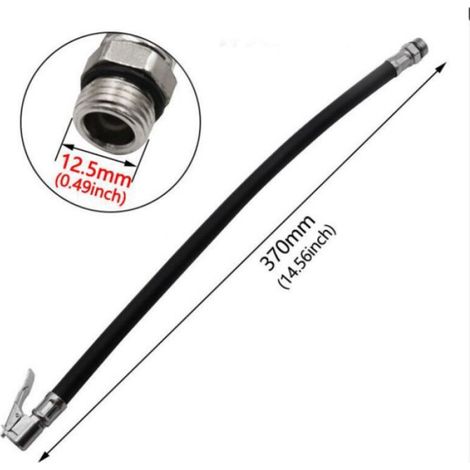 Tube d'extension pneu 2 pcs, 14,56" bleu, compatible compresseur auto & vélo (1/5)