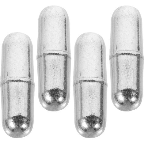 Tiges D'agitation Magnétique en Acier Inoxydable Argentées, Pack de 4 Pièces, Résistantes à L'usure Performance de Mélange, pour Laboratoire et Cocktail (1/5)