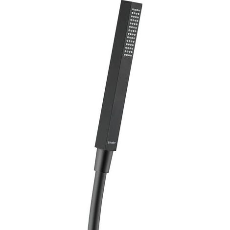 Duravit Stabbrause MinusFlow 212mm, Anschl.-G. G 1/2, eck., sw matt (1/5)