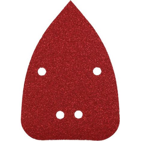 Almohadillas de lijado triangulares kwb 96x136 mm marrón 5 piezas