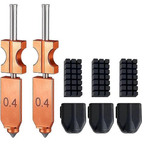 Für Flashforge AD5X: Verbesserte 0,4-mm-Hotenddüse (2er-Pack), Schnellwechsel-Hotenddüsen-Set (1/5)